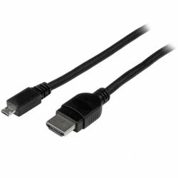 StarTech.com MHDPMM3M προσαρμογέας καλωδίου βίντεο 3 m HDMI Micro USB Type-B Μαύρος [Μαύρο] (STARTECH CABLES 3M PASSIVE MICRO USB TO HDMI MHL CABLE)