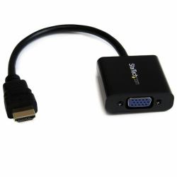 StarTech.com HD2VGAE2 προσαρμογέας καλωδίου βίντεο Μαύρος [Μαύρο] (HDMI TO VGA ADAPTER CONVERTER - ACTIVE HDMI VGA MONITOR DONGLE)