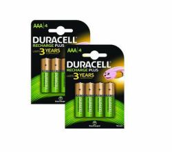 Duracell BUN0062A household battery Rechargeable battery AAA Nickel-Metal Hydride [NiMH] (Duracell Rechargeable AAA 8 Pack)