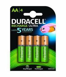 Duracell AA 2400mAh 4 Pack Επαναφορτιζόμενη μπαταρία Νικέλιο Υδρόδιο Μέταλο [NiMH] (Duracell Rechargeable AA 4 Pack 2500mAh)