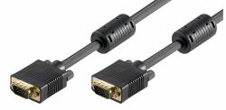 Microconnect MONGG2FB καλώδιο VGA 2 m VGA [D-Sub] Μαύρος [Μαύρο] (SVGA HD15 2m M-M w.ferrit core - Double Shielded Black - Max. resolution Full HD 1920x1080p - Warranty: 300M)