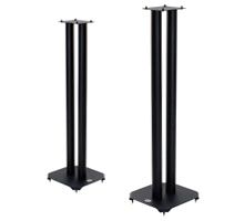B-Tech BT608 Μαύρος [Μαύρο] (BT608/B - 80cm Atlas&trade; twin columned loudspeaker floor stands for loudspeakers up to 15 Kg - Black)