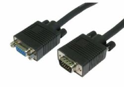 Cables Direct 5m SVGA M/M VGA cable VGA [D-Sub] Black (CDL 5m SVGA Male to Male Black)