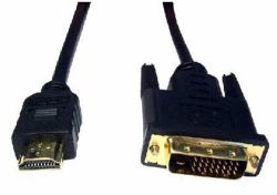 Cables Direct 10m HDMI-DVI-D Μαύρος [Μαύρο] (CDL 10m HDMI To DVI D Cable)