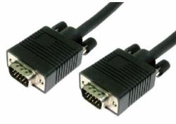 Cables Direct CDEX-260K VGA cable 15 m Black (CDL 15m SVGA Male to Male Black)