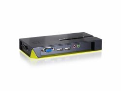 LevelOne KVM-0421 εναλλαγέας [switches] KVM Μαύρος [Μαύρο], Πράσινος...