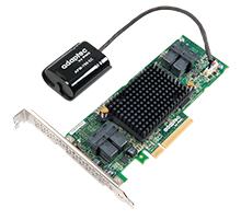 Adaptec 81605ZQ RAID controller PCI Express x8 3.0 12 Gbit/s (Adaptec 16 Port Adaptec RAID 81605ZQ Single PCIe Gen3 x8)