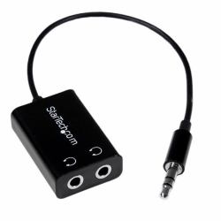 StarTech.com MUY1MFFADP διαχωριστής ήχου Μαύρος [Μαύρο] (MINI JACK SPLITTER CABLE - .)