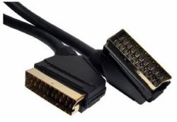 Cables Direct 2SSP-03 καλώδιο SCART 3 m SCART [21-pin] Μαύρος [Μαύρο] (CDL 3m High Quality SCART Cable)