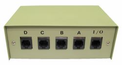 Cables Direct SB-384 ελεγκτής περιφερειακών (CDL 4 Port RJ45 Switch Box)