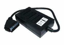 Cables Direct 1SB3 video splitter SCART (CDL 3 Way SCART Splitter Box Blk)