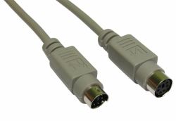 Cables Direct EX-105 PS/2 καλώδιο 5 m 6-p Mini-DIN Γκρι (CDL 5m PS/2 Extension Cable)