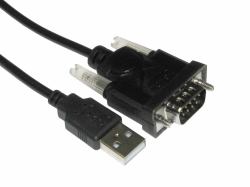 Cables Direct CDLSB-901 serial cable Black 1 m USB Type-A DB-9 (CDL 1.2m USB to Serial Adapter)