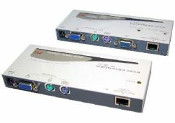 Cables Direct KVM-VGACAT5 εναλλαγέας [switches] KVM Λευκός [Άσπρος] 
