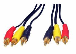 Cables Direct 2RR3-20 καλώδιο ήχου 20 m 3 x RCA Πολύχρωμο (CDL 20Mtr Three RCA Cable)