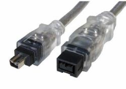 Cables Direct IEEE-100 καλώδιο firewire 2 m 9-p 6-p Μαύρος [Μαύρο] (CDL 2m Firewire 9 Pin - 4 Pin)