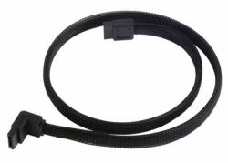 Silverstone CP08 SATA καλώδιο 0,5 m Μαύρος [Μαύρο] (SilverStone CP08 - SATA-kabel - 50 cm)