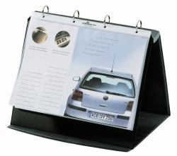 Durable Durastar Freestanding PVC Graphite, Grey (Durable DURASTAR Table Top Flipchart A4)
