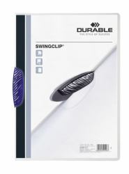 Durable Swingclip εξώφυλλο αναφοράς Πολυπροπυλένιο Σκούρο Μπλε (Durable SWINGCLIP A4 Folder Dark Blue [25])
