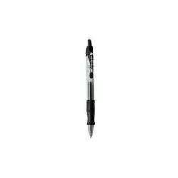 BIC 829157 στυλό Μαύρος [Μαύρο] Πτυσσόμενο στυλό Clip-on ballpoint 12 τεμάχια (BIC Velocity Black Gel Rollerball Grip Retractable Pack of 12)