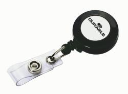 Durable 8152-58 Πλαστικός 10 τεμάχια (Durable Secure Retractable Clip Badge Reel for ID Cards PK10 Black)
