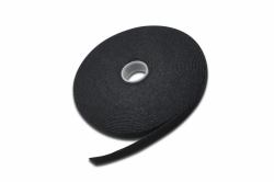 Microconnect CABLETAPE1 σφιγκτήρας καλωδίων Μαύρος [Μαύρο] 1 τεμάχια (Velcro Tape 15mm, 10m, Black - 15mm Width - Hook and Loop - Warranty: 300M)