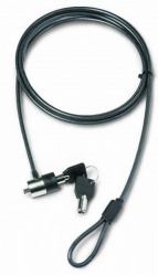 Dicota D30835 κλειδαριά καλωδίων Μαύρος [Μαύρο] 2 m (SECURITY CABLE T-LOCK VALUE - KEYED 3X7MM SLOT)