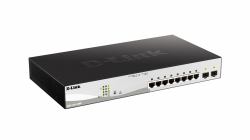 D-Link DGS-1210-10MP μεταγωγέας δικτύου Διαχειρίσιμος L2/L3 Gigabit Ethernet [10/100/1000] PoE τροφοδοτικού Μαύρος [Μαύρο] (10-PORT LAYER2 POE+ ...