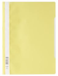 Durable 2573-04 εξώφυλλο αναφοράς Πολυπροπυλένιο Διαφανής, Κίτρινο (Durable Clear View A4 Folder Yellow [50])