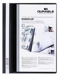 Durable Duraplus εξώφυλλο αναφοράς Μαύρος [Μαύρο] (Durable DURAPLUS A4+ Folder Black [25])