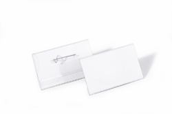 Durable 8008-19 100 τεμάχια (Durable Pin Name Badge 40x75mm [100])