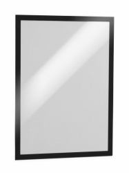 Durable Duraframe A3 μαγνητική κορνίζα Μαύρος [Μαύρο] (Durable DURAFRAME Self Adhesive Magnetic Signage Frame PK2 A3 Black)