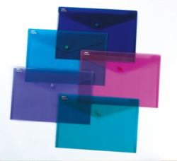 Snopake PolyFile - A4+[Foolscap] Electra Blue Μπλε A4+ (Snopake Polyfile Foolscap Electra Blue- 5 Files)