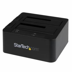 StarTech.com SDOCK2U33EB docking station δίσκων αποθήκευσης USB 3.2 Gen 1 [3.1 Gen 1] Type-B Μαύρος [Μαύρο] (ESATA/USB 3.0 DUAL HDD/SSD DOCK - ESATA 2 BAHIAS SATA 2.5 O ...
