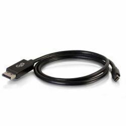 C2G 2m Mini DisplayPort / DisplayPort M/M Μαύρος [Μαύρο] (C2G 2m Mini DisplayPort to DisplayPort Adapter Cable 4K UHD - Black - DisplayPort cable - Mini DisplayPort [M] to DisplayPort [M...