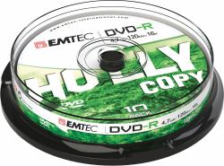 Emtec ECOVR471016CB κενό DVD 4,7 GB DVD-R 10 τεμάχια (Blank Dvd 4.7 Gb Dvd-R 10 - Pc[S] - Warranty: 12M)
