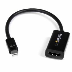StarTech.com MDP2HD4KS προσαρμογέας καλωδίου βίντεο 0,15 m Μαύρος [Μαύρο] (MINI DISPLAYPORT TO HDMI DONGLE - ADAPTER MDP HDMI CONVERTER)
