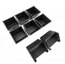 apg Solutions PK-15J-06-BX δίσκος μετρητών Πλαστικός Μαύρος [Μαύρο] (WEIGHABLE COIN CUPS - FOR FLIPTOP DRAWERS)