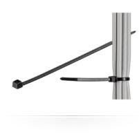 Microconnect CABLETIE6 cable tie Ladder cable tie Black 100 pc[s] (Cable tie 100pcs Black, 292mm - X 3,5mm 300mm X 3,6mm, UV - resistant Weather resistant Nylon, breaking strenght : 18.1 kg - Warra...