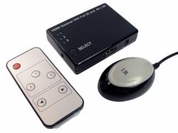 Cables Direct HD-SWTC433 διακόπτης βίντεο HDMI (CDL 3 Port HDMI Switch with Remote)