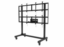 Peerless DS-C560-2X2 multimedia cart/stand Black Flat panel (DS-C560-2X2 - Portable Video Wall Cart 2x2 Configuration for 46" to 60" Displays)