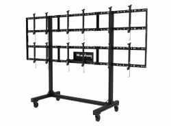 Peerless DS-C555-3X2 multimedia cart/stand Black Flat panel (DS-C555-3X2 - Portable Video Wall Cart 2x2 and 3x2 Configuration)