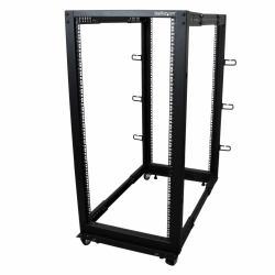 StarTech.com 4POSTRACK25U ράφι για εξυπηρετητές 25U Ελεύθερο ράφι Μαύρος [Μαύρο] (25U OPEN FRAME SERVER RACK - 4 POST NETWORK EQUIPMENT RACK)