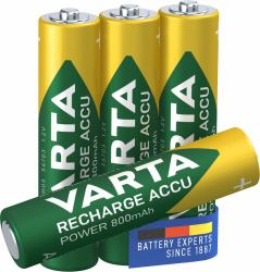 Varta 56703 Επαναφορτιζόμενη μπαταρία AAA Νικέλιο Υδρόδιο Μέταλο [NiMH] (1x4 LL Accu AAA NiMH 800 mAH - Warranty: 12M)