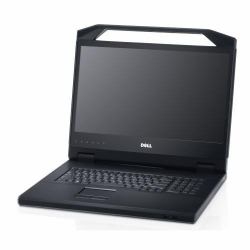 DELL A7485907 rack console 47 cm [18.5"] Black 1U (Dell KMM Console - KVM console - 18.5" - rack-mountable - 1U)