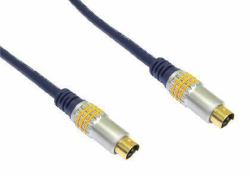 Cables Direct NL2VV-100 καλώδιο S-video 1,5 m S-Video [4-pin] Μαύρος [Μαύρο] (10m S-Video Cable - OFC)