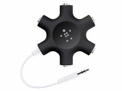 Belkin F8Z274BT διαχωριστής ήχου Πράσινος [Πράσινο], Λευκός [Άσπρος] (ROCKSTAR 5X JACK DISTRIBUTOR - .)