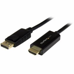StarTech.com DP2HDMM2MB προσαρμογέας καλωδίου βίντεο 2 m HDMI Τύπος A [Standard] DisplayPort Μαύρος [Μαύρο] (2M DISPLAYPORT TO HDMI CABLE - DP-HDMI ADAPTER...