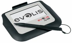 Evolis SIG100 10,2 cm [4"] Λευκός [Άσπρος], Μαύρος [Μαύρο] LCD (Sig100, 4", Signature pad - touch screen, USB 2.0 - w/ Backlight, 160x120x10mm, 320x160 pixels - Warranty: 24M)