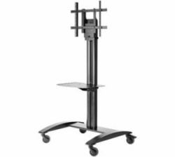 Peerless SR575M multimedia cart/stand Black Flat panel (SR575M - SmartMount Full Featured Flat Panel TV Cart for 32" to 75" TVs)